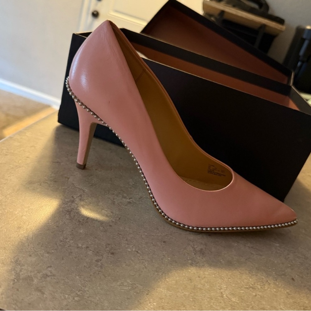 Elegant Coach Pink Women's Heels